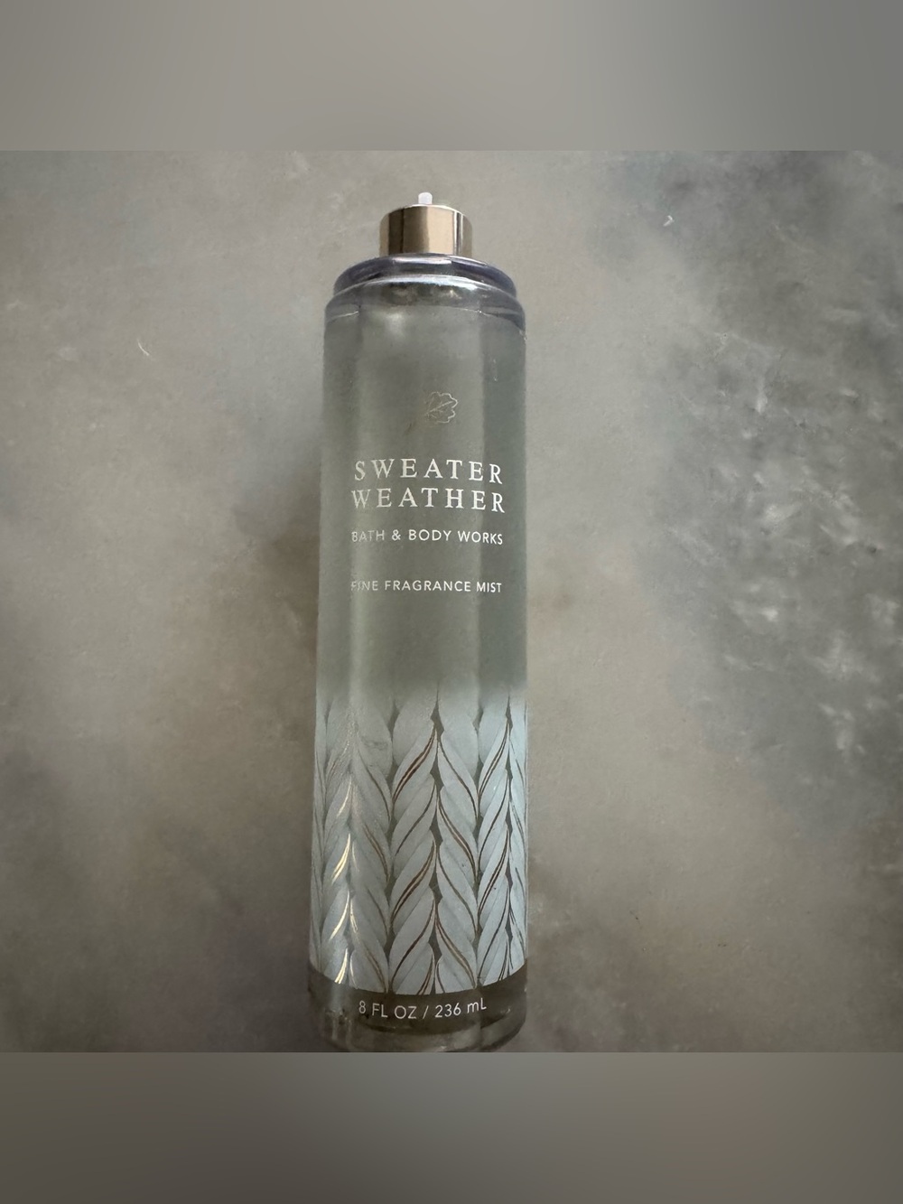 Bath & Body Works SWEATER WEATHER Fine Fragrance Mist Spray FLAW MISSING NOZZLE